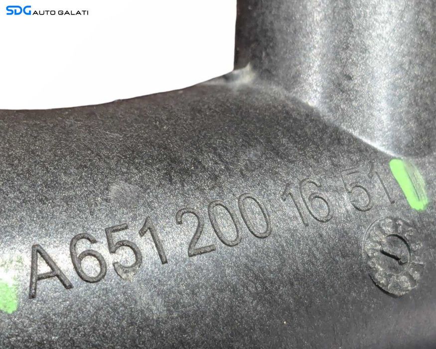 Conducta Tub Tubulatura Apa Lichid Racire Mercedes Clasa C Class W204 1.8 2.0 2.2 2.5 CDI 2007 - 2014 Cod A6512001651 [LR4514]