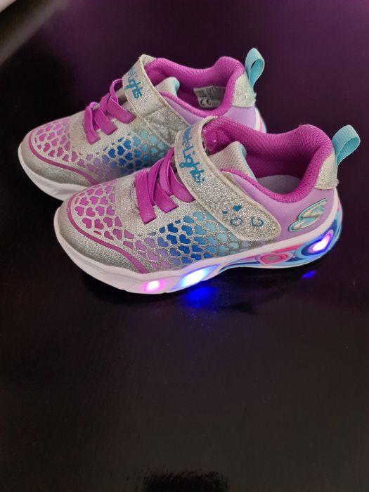 Adidasi fete Skechers Heart Lights