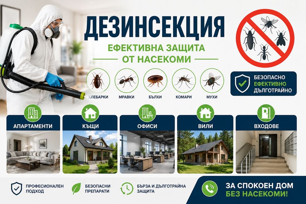 Дезинсекция против насекоми