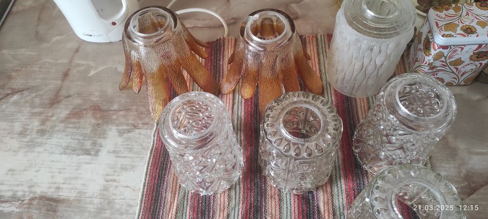 Плафоны стеклянные