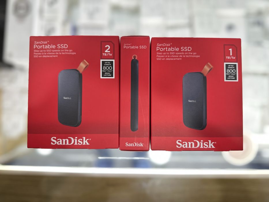 SanDisk Portable SSD 1TB / 2TB — В наличии