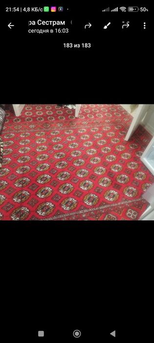 Продам 5 штук ковров туркменским узором и дорожки тоже
