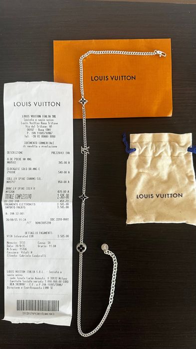 brățară și colier din argint, ochelari de soare - LOUIS VUITTON
