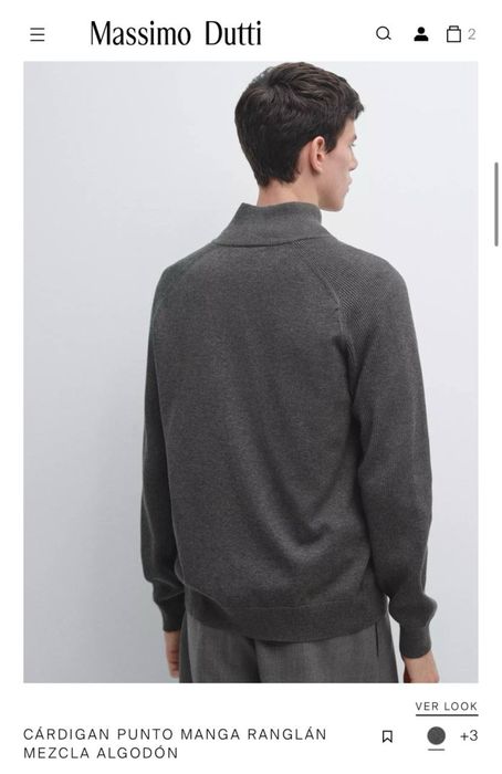 Ориганл Massimo Dutti мужской джемпер