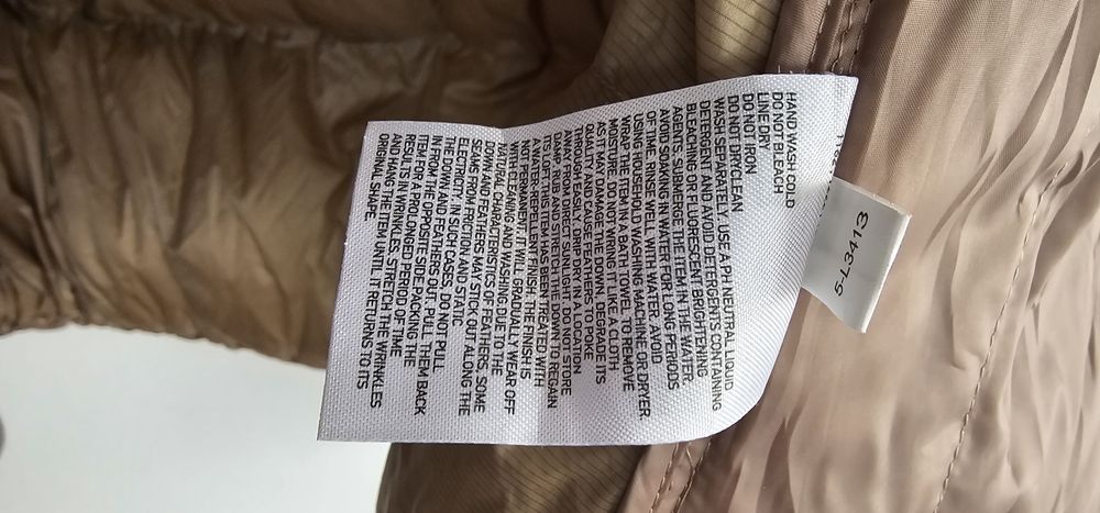 Uniqlo geaca femei, 90% puf și pene, mărimea M