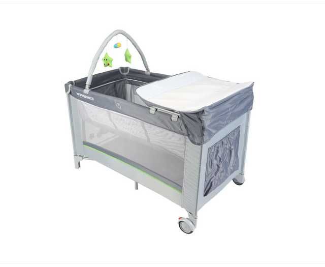 patut,tarc 2 nivele si arcada cu jucarii wunderkid babyneeds lionelo