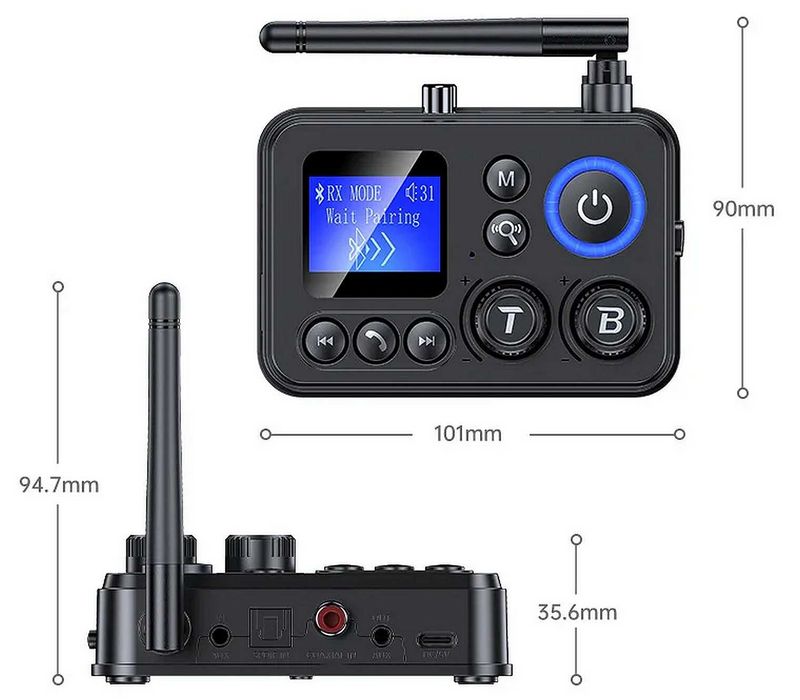 Adaptor receptor/transmitator Bluetooth