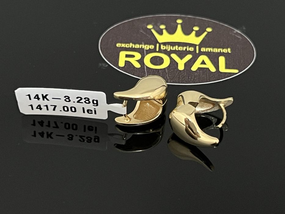 Bijuteria Royal CB : Cercei 14k 585   3,23 gr