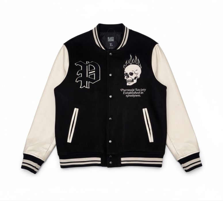 Black Squad x Paranoid Society Bomber Jacket страхотно мъжко бомбър яке - L