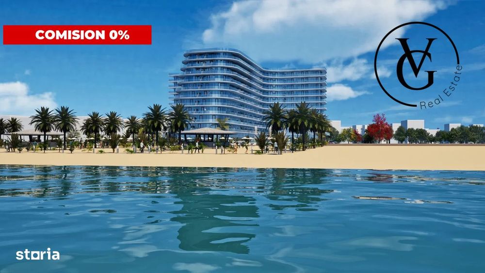 Studio | Aqua Cullinan | Mamaia Nord - vedere laterala  catre mare