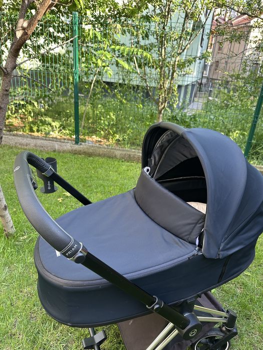 Cybex Priam 4 Platinum 4в1 + Isofix + зимен чувал