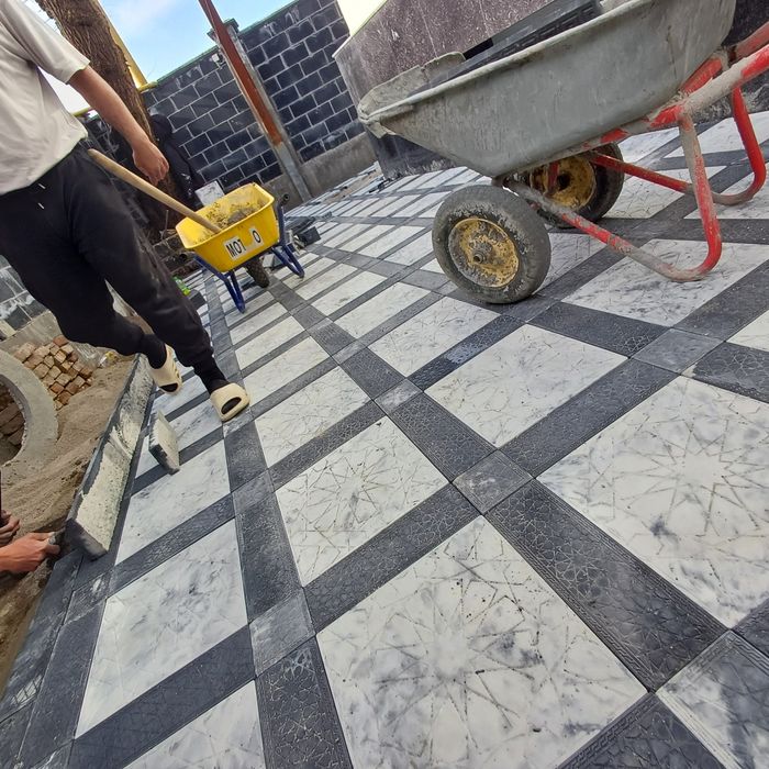 Укладка брусчатки