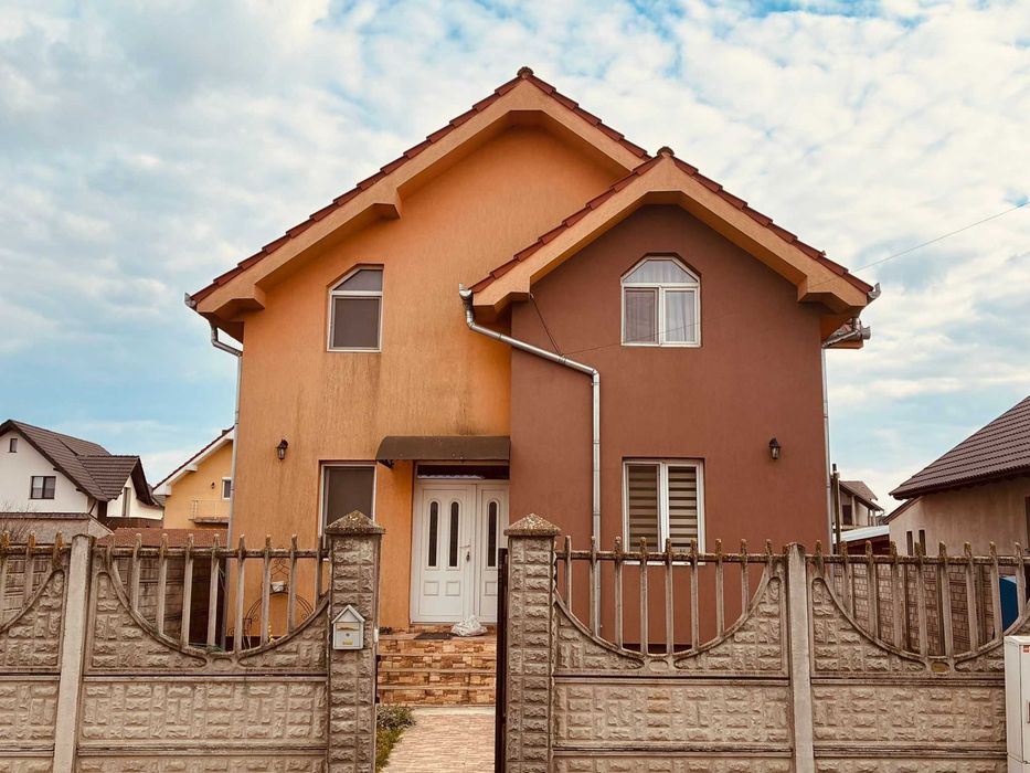 vand casa P+M complet mobilata si utilata