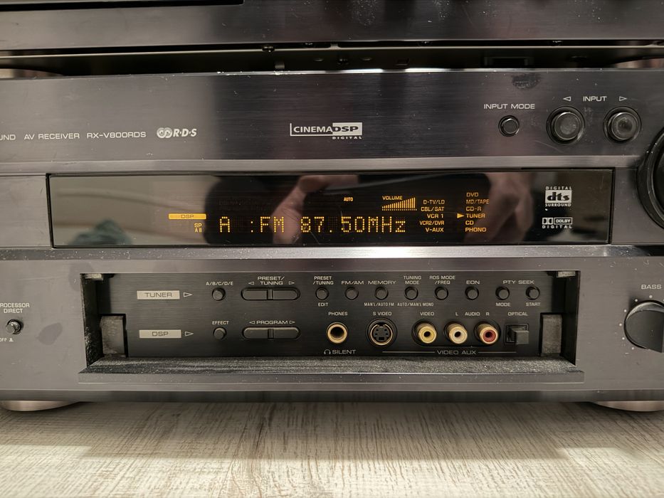 Linie Amplificator Yamaha RX V800 RDS si deck casetofon KX 393