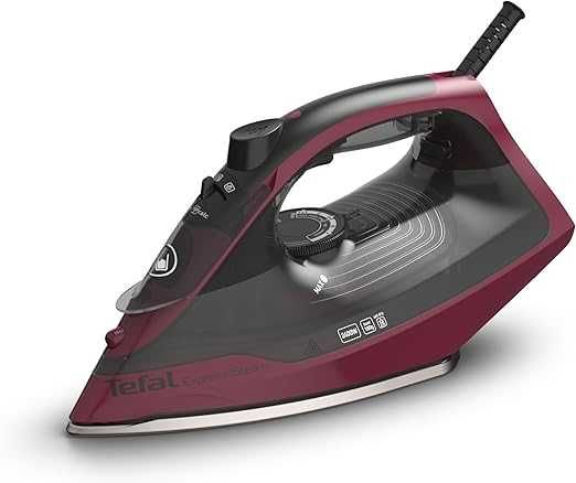 Парна ютия Tefal Express Steam FV2846E0, 2400W, 180 g/min, 0-40 g/min, 270 ml, бордо