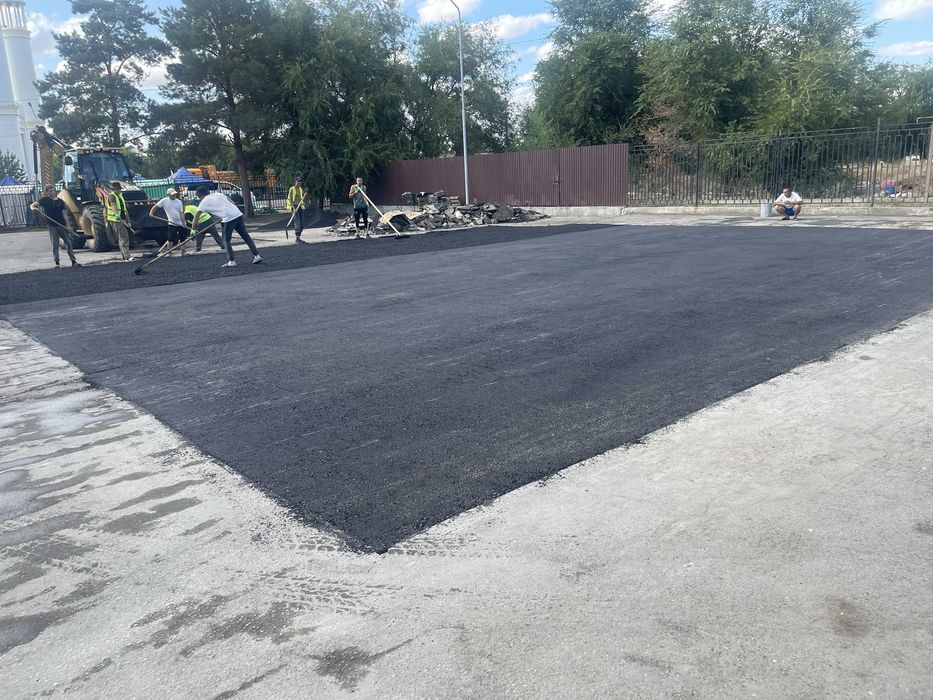 Асфальтирование территории!