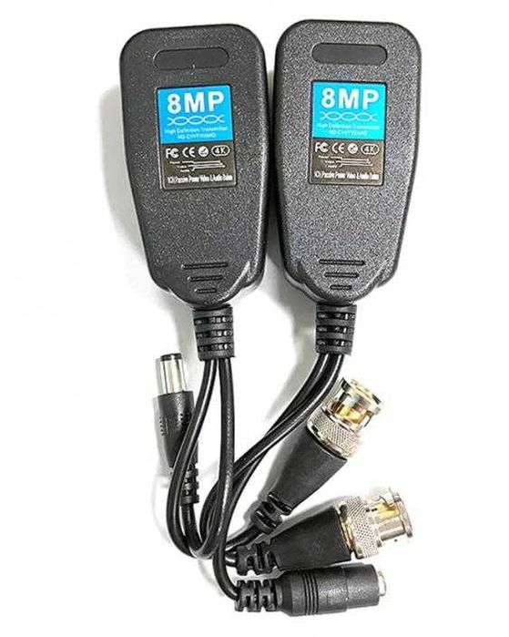 8MPx 4K Video Balun RJ45 към BNC Video Трансийвър Чифт Видео Балуни