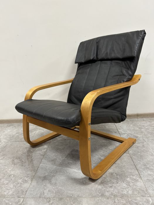 Скандинавско  кресло еко кожа Д455