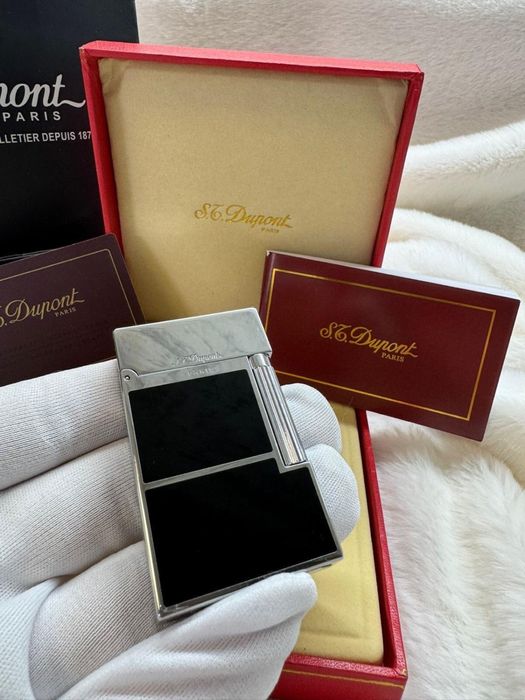 St dupont стоманена запалка