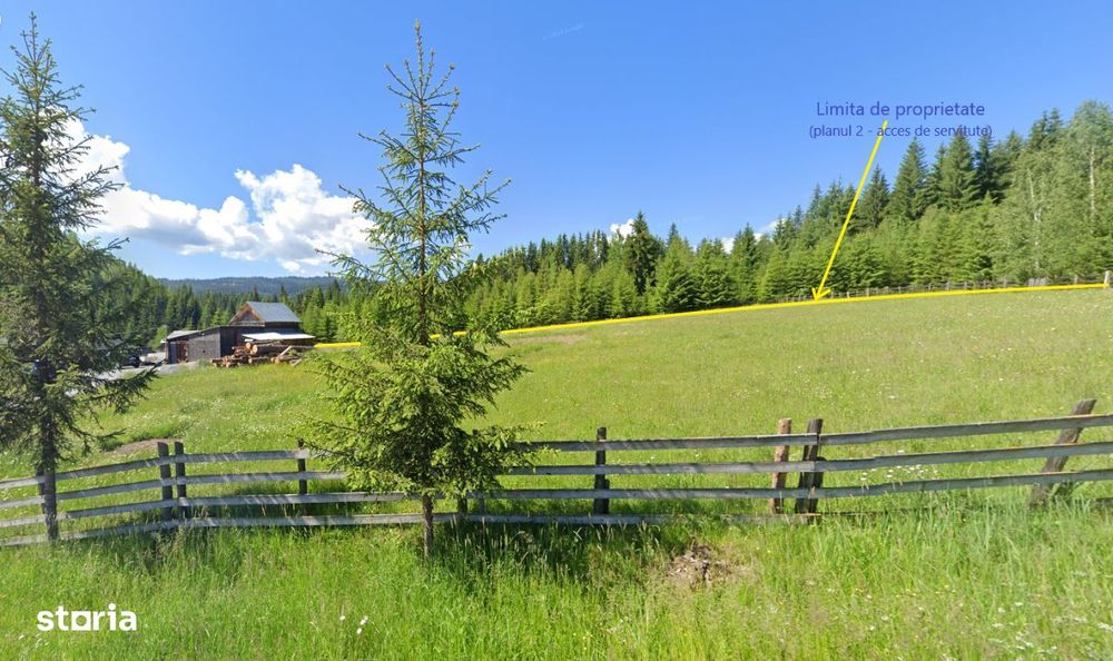 Neagra Sarului - Saru Dornei, Teren S = 6450 mp; 13 km de Vatra Dornei