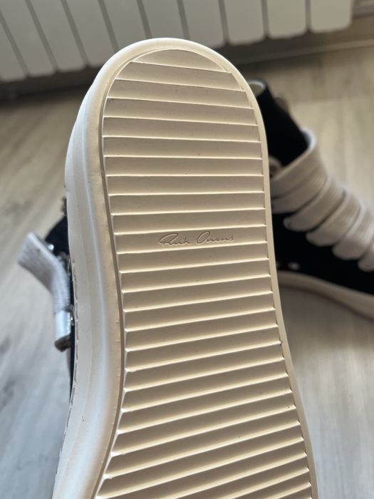 Rick Owens ramones high Jumbo laces