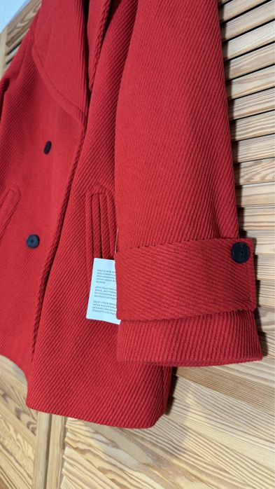 Trench palton rosu nou Asos