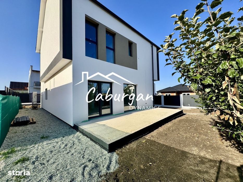 Casa individuala cu 4 camere, 130mp utili+terasa (19mp), teren 360mp