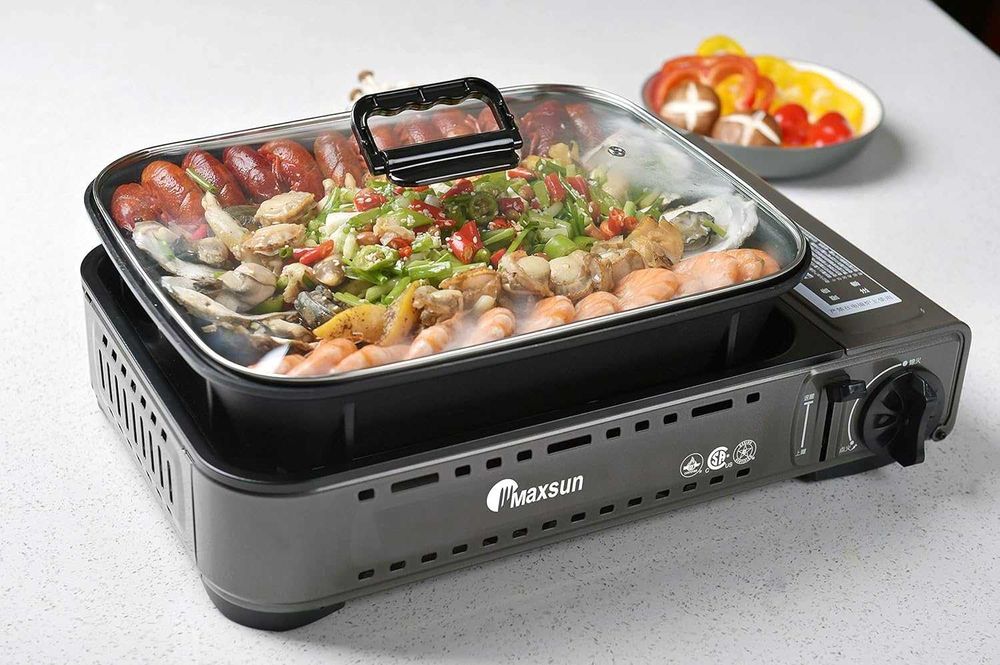 Многофункционална газова скара , за печене , готвене барбекю