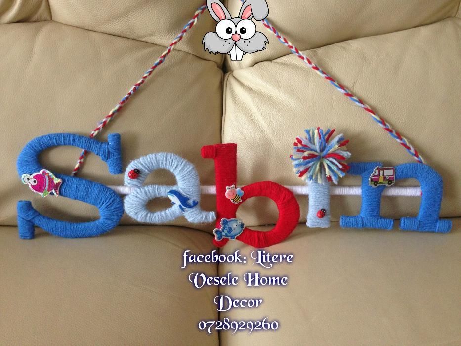 Litere personalizate handmade