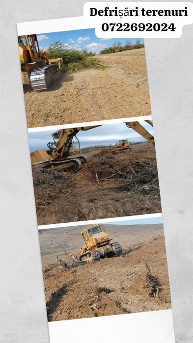 Defrisare , pregatiri terenuri agricole ,recoltare salcie energetica !