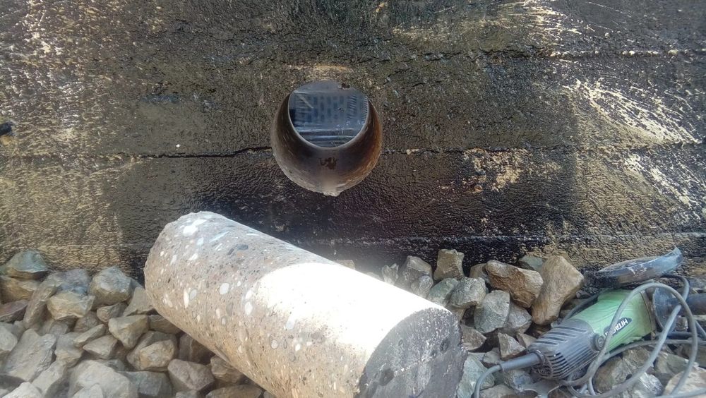 Отверстие для вытяжки, кондиционера Алмазное бурение