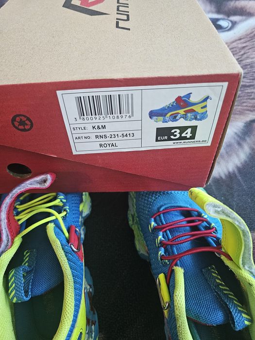 Маратонки runners sunny kids 34 номер