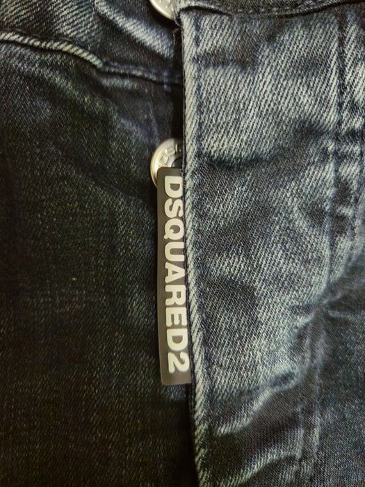 Blugi Dsquared2 originali model rar albastru inchis