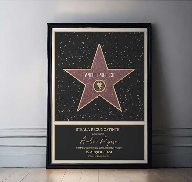 Steaua Recunoștinței – Tablouri Unice pentru Diriginți (final de an)