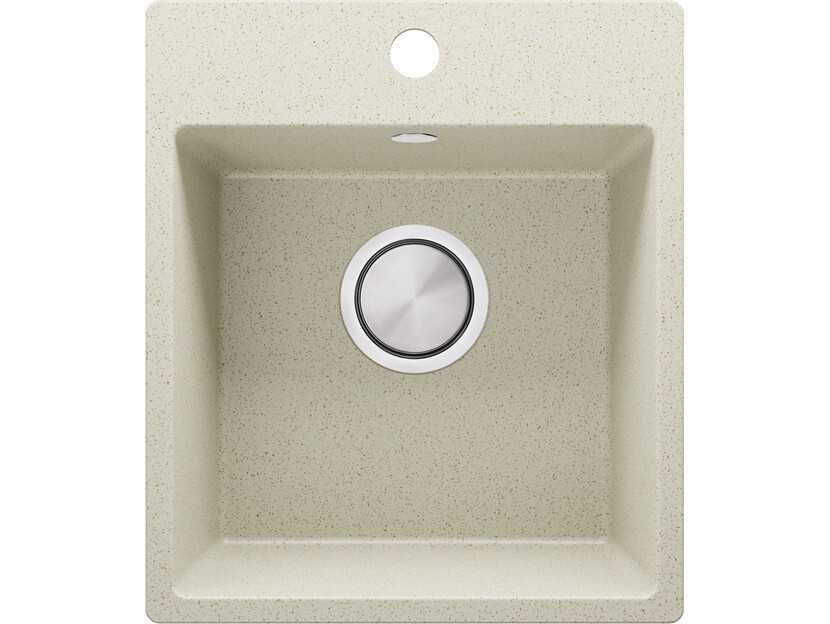 БЕжова Кухненска Мивка от гранит модел Рига Easy 380 x 440 mm