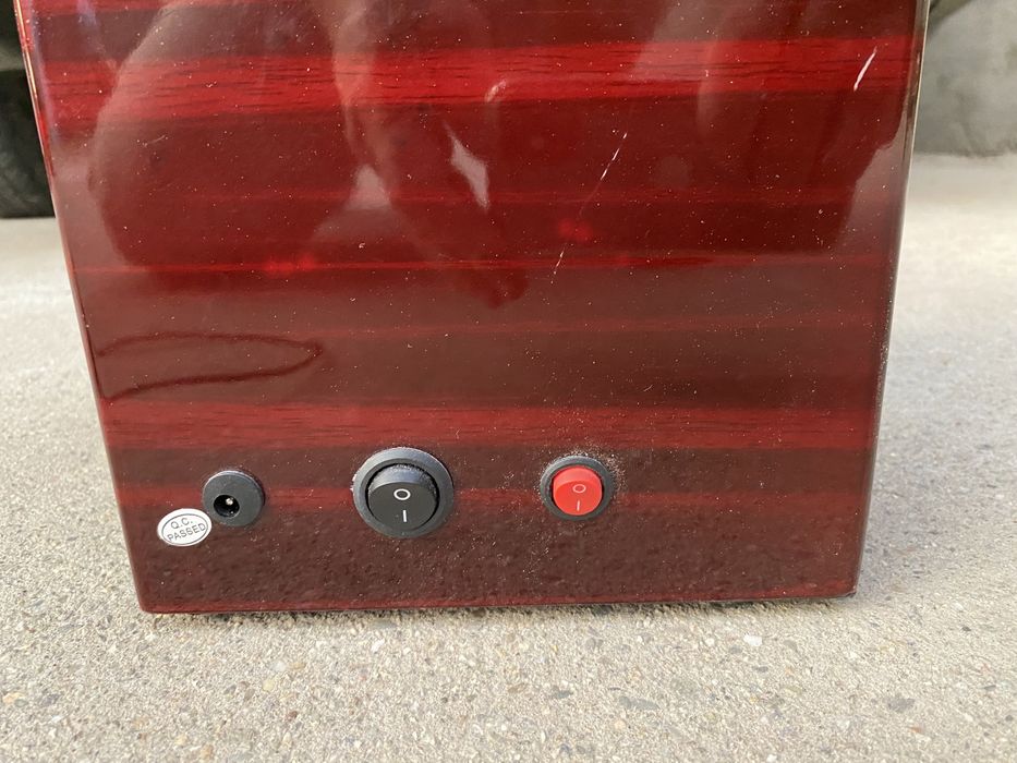 Cutie lemn rotativa ceasuri