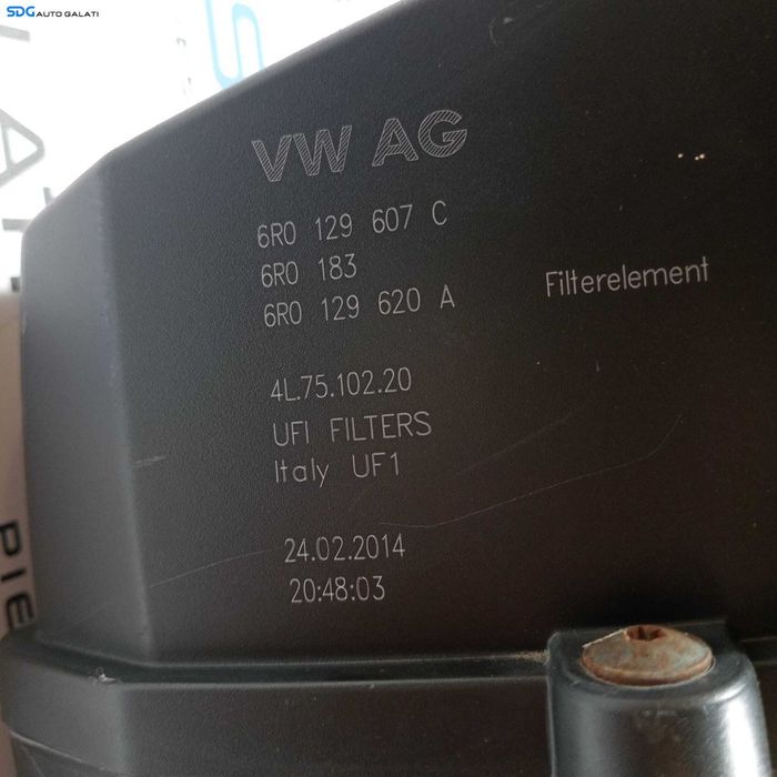 Corp Carcasa Filtru Aer Skoda Fabia 2 2007 - 2015 Cod 6R129607C 6R0129620A [2204]