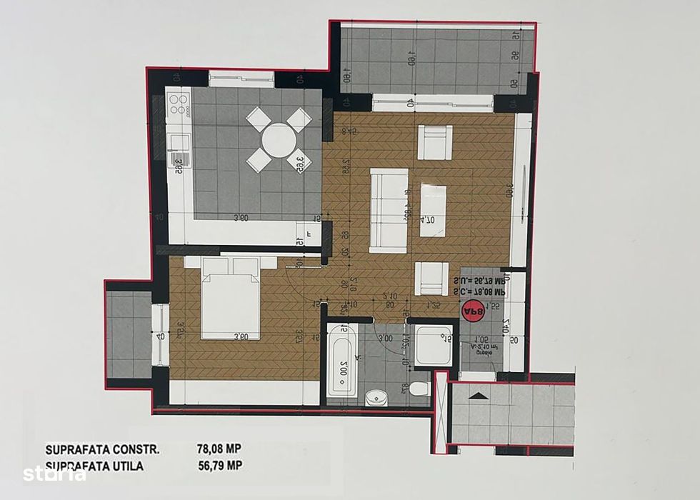 Apartament nou cu parcare propriu - Sanmartin - IMOBIHOR