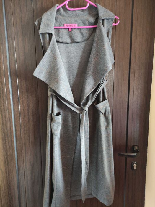 отворена дълга жилетка стил Boohoo