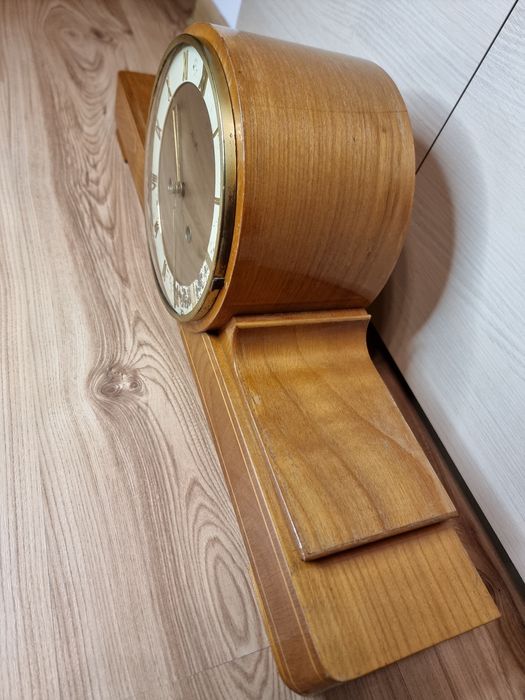 Ceas mecanic pendula de masa/semineu Kienzle 5 corzi functional vechi