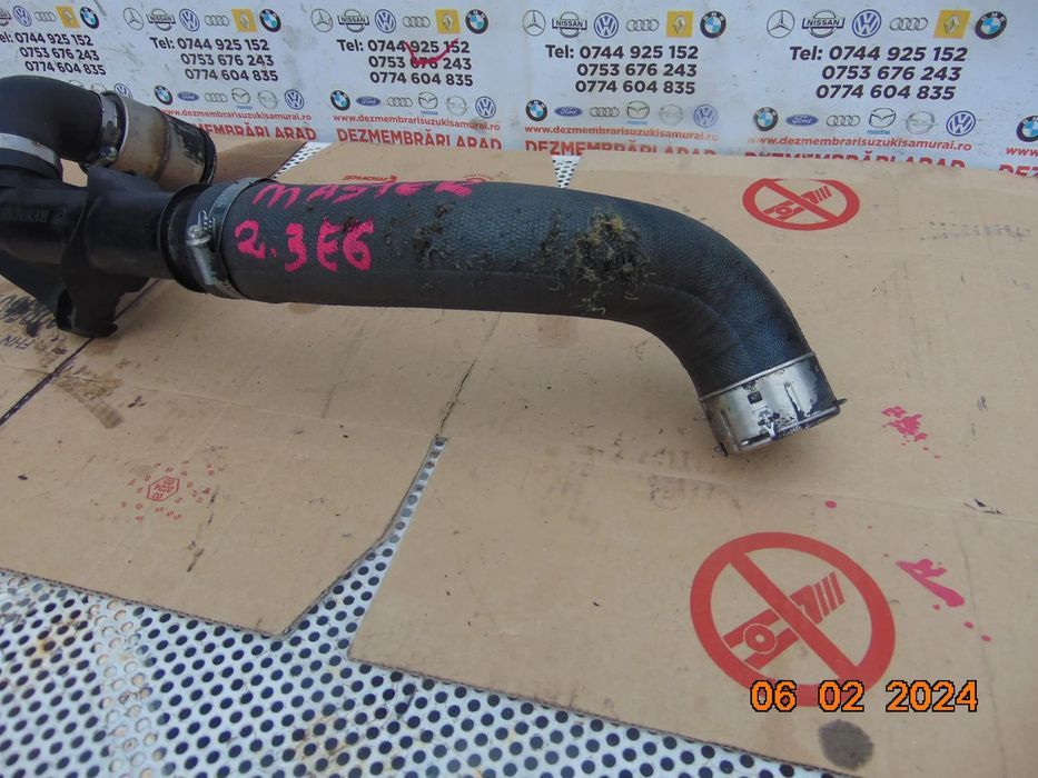 Conducta intercooler Renault master 2.3 opel movano nissan nv400 furtun intercooler cod 1124095 144688199r