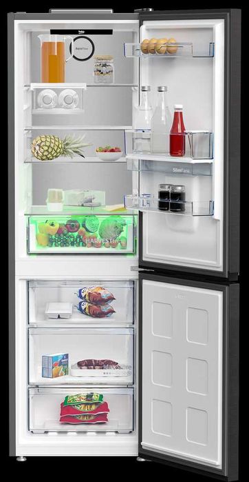 Нов инверторен хладилник с фризер BEKO B5RCNA365HDXBR с диспенсър