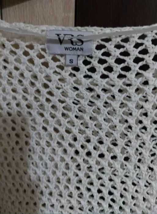 Pulover tricot plasă casual