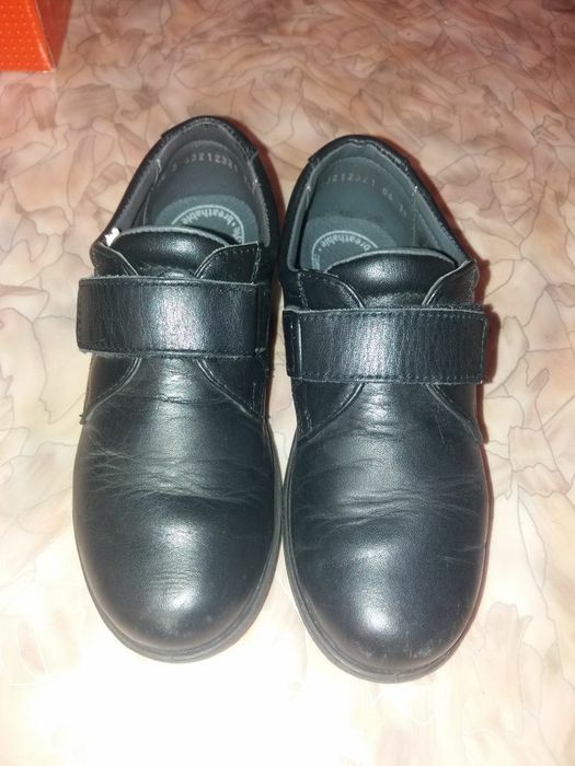 Школьные Туфли, кожаные, на мальчика