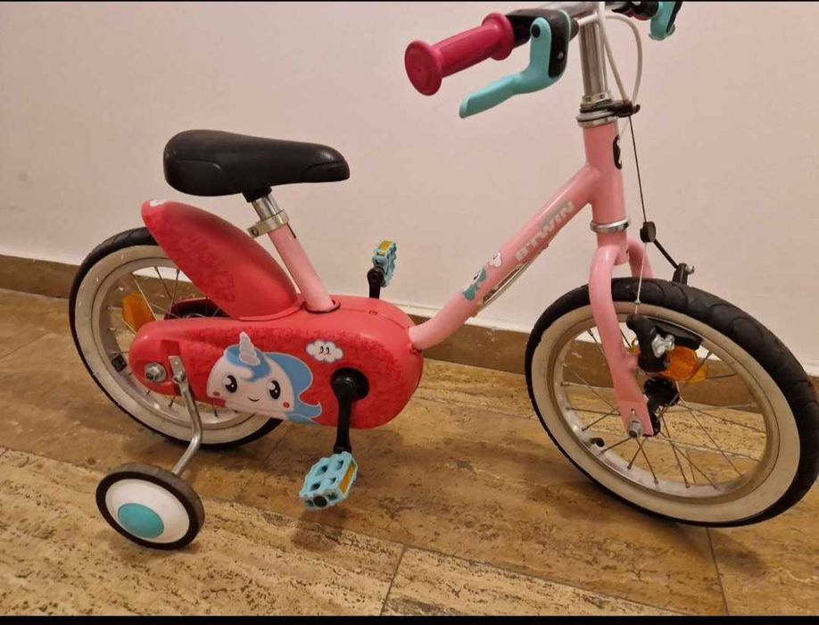 Bicicleta BTWIN 14 inch roz fete