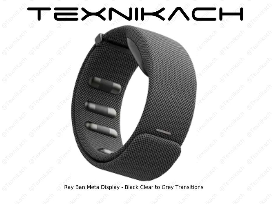 Новый! Ray Ban Meta Display - Black Clear to Grey Transitions Доставка