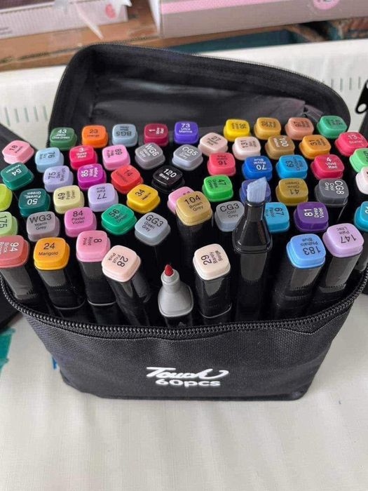 Комплект- 48- 168бр. цветни-двустранни маркери