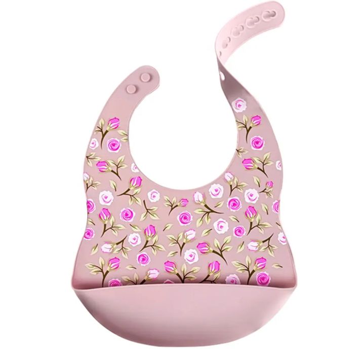 Цветен силиконов лигавник с джоб