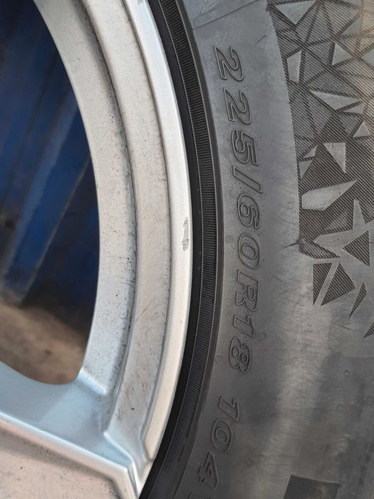 Jante BMW X3  G01 cu anvelope iarna 225/60 R18