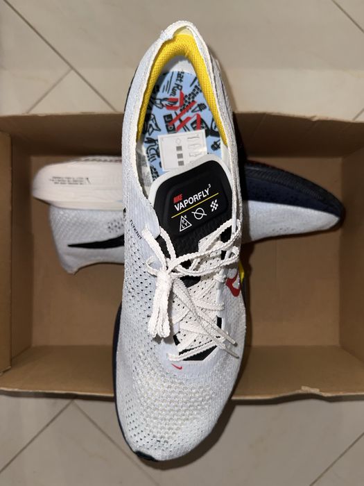 Маратонки Nike Zoom VaporFly Next% 3 “Pure Platinum Psychic Blue” - размер 49.5